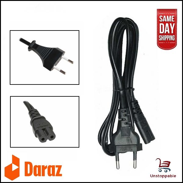 2 Pin AC Power Adapter Cord for Radio and for Multipurpose Device