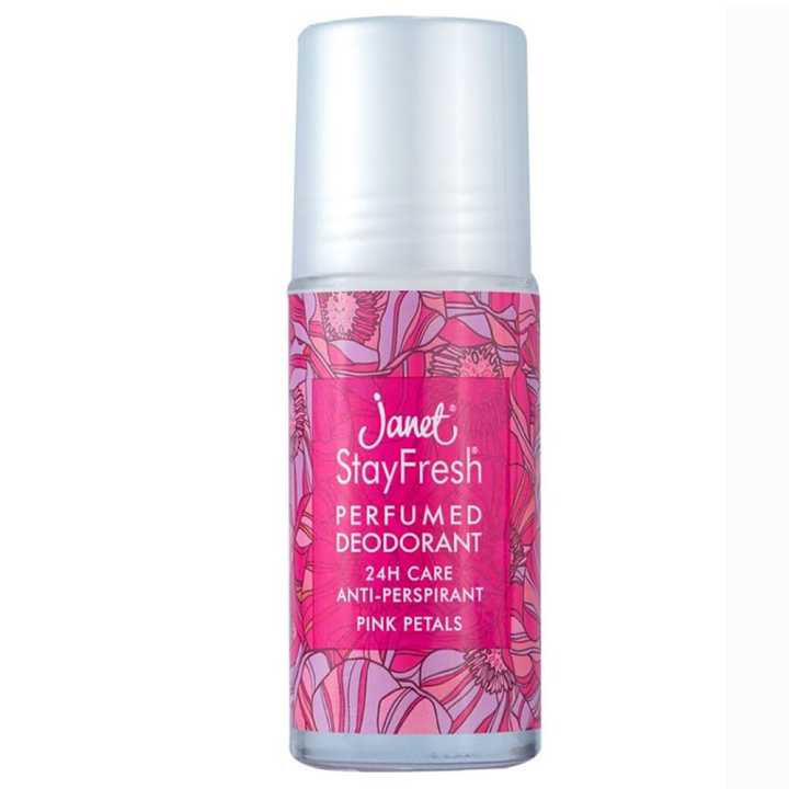 Janet Stay Fresh Perfumed Deodorant - Pink Petals 50Ml