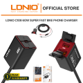 LDNIO C108 60W Super Fast Waterproof Bike Phone Charger. 