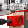 Door Latch Mortise Tool, Door Lock Hole Saw Set for 1-3/4" or for 1-3/8" Thick Wooden Door Installation Kit Orange. 