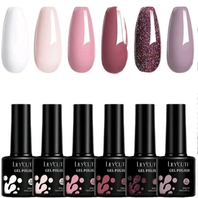 Semi%20Hybrid%20Uv%20Gel%20Gel%20Nail%20Polish%206PCS%20-%20Image%202