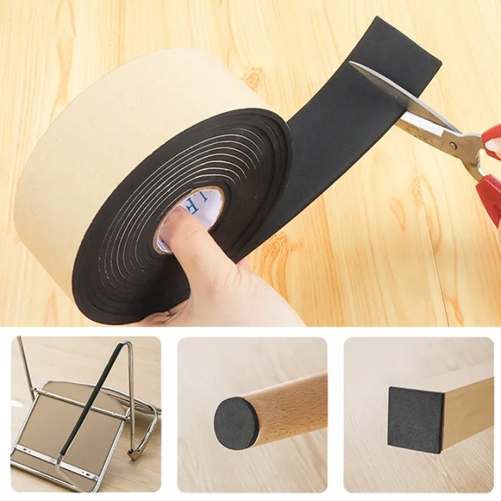 5M Table Chair Leg Protection Felt Self-adhesive Thickening Felt Foot Pad Cover Shock Absorber Mute Mat Protective Sofa Floor 1Pcs