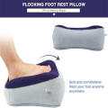Travel Footrest Air Pillow Plane Car Leg Relax Cushion Inflatable Foot Rest. 