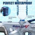 Dolphin Electric Water Gun for Kids - 1200ml Large Capacity Squirt Guns with 40FT Shooting Range Summer Toys for Boys and Girls by ZinZen. 