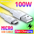 Micro USB Cable 100W Fast Charging Wire Fast Data Cable Mobile Phone Micro USB Cable For Xiaomi redmi Huawei Samsung Andriod Micro usb Data Cable Cord Micro Cable. 