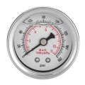 0-160 PSI/bar Car Fuel Pressure Regulator Gauge Liquid Fill Fuel/Oil Meter. 