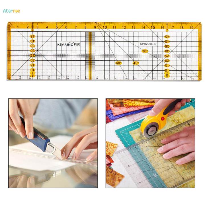 Fabric Ruler Precision Measurements Craft Sewing Supplies Patchwork Ruler,