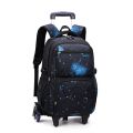 School Bag With Wheels School Rolling Backpack Wheeled Bag Students Kids Trolley Bags For Boys Travel Luggage with Lunch Box. 