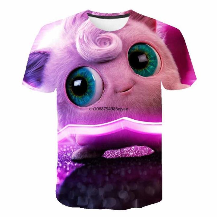 Pokemon%20Pikachu%20Mewtwo%203D%20Summer%20Fashion%20Cartoon%20T-shirt%20Anime%20Pok%C3%A9mon%20Hip-Hop%20Casual%20Children%20Short%20Sleeves%20Boys%20And%20Girls%20-%20Image%203