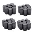 NXFDSIOZ 32 Pieces Tire Stem Valve Caps Wheel Valve Covers Car Dustproof Tire Cap, Hexagon Shape Titanium Gray. 