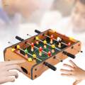 Portable Table Top Football Educational Toys Gift Mini Table Top Foosball Game for Family Game. 