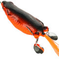 bellylady Silicone Giant Frogs Simulation Bait Strengthen The Double Ring Double Sequins Colored Silk 9cm 25g Modified Fishing Lure. 