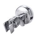 Adjustable Shower Head Holder Bathroom Chrome Wall Mount Strong Suction Handheld Shower Bracket. 
