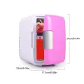 Portable MINI 4L Car Cooler for 12V Car Cooler For Car Use Picnic Camping Truck Cooler. 