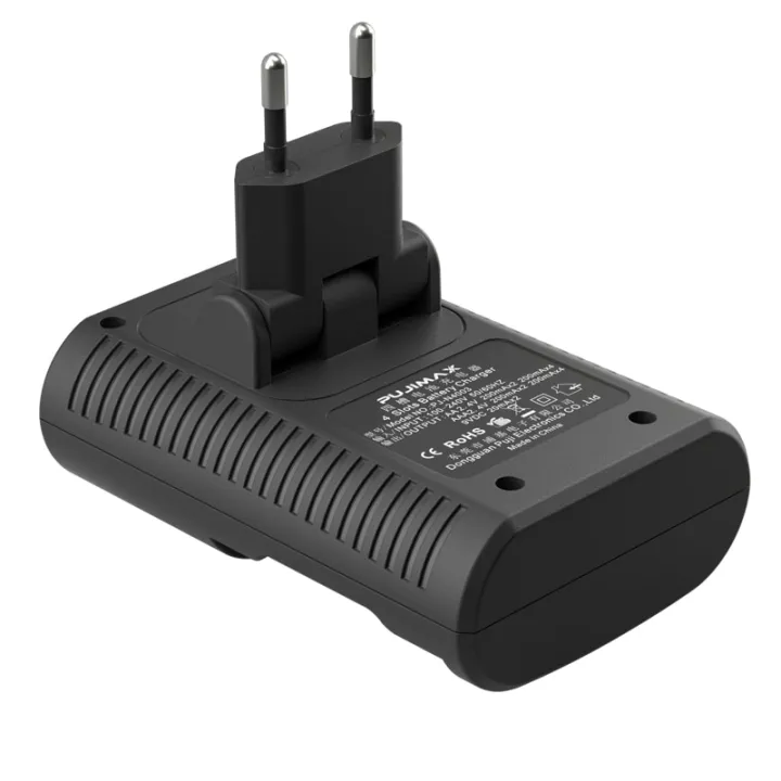 PUJIMAX%204-Slot%20Wall%20Smart%20Battery%20Charger%20For%209V%20Rechargeable%20Battery%20and%201.2V%20AA/AAA%20Rechargeable%20Battery%20UK%20US%20EU%20Plug%20-%20Image%203