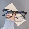 Enacolor Anti-blue Light Glasses Retro Women Square Frames Flat Light Glasses Blue Computer Goggles. 