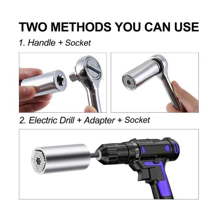 Ratchet%20Spanner%20set%20Socket%20Sleeve%207-19mm%20Power%20Drill%20Socket%20Adapter%20Extension-Silver%20Type-B%20-%20Image%208