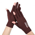 Driving Gloves With Missing Fingers Half Finger Ice Silk Non-Slip Gloves Breathable Fitness Riding Quick-Drying Gloves Sunlight Mall. 