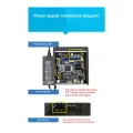 1 Set DC Power Supply Industrial Control Chassis Desktop Computer Case Support Wall Hanging. 