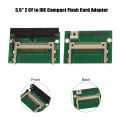 3.5" 2 CF To IDE Compact Flash Card Adapter DMA 40pin 39pin Hard Drive Converter Adapter Board Electronics Disk Card Conversion. 