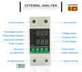 Over and Under High Voltage Protector 40A 230V Relay Protection Automatic Protection. 