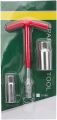 T-handle Universal Joint Spark Plug Socket Wrench 16mm(5/8") and 21mm(13/16") Remover Installer Tool Kit. 