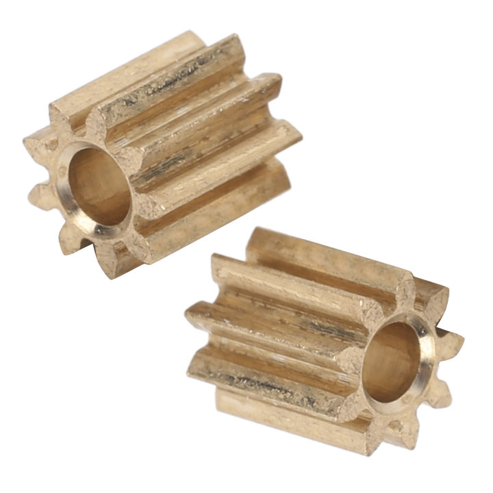 2pcs%20Car%20Motor%20Gear%20Motor%20Pinion%20Gear%20Brass%20Drive%20Gear%20Cogwheel%20Pinions%20Replacement%20for%20Duplo%20Intelli%20Lok%20Module%200.5%209%20Teeth%20-%20Image%206
