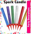 Happy Birthday Party Cake Decoration Spark Candle XXL 1Pcs Sparking. 