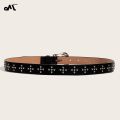 OkayM Waist Belt With Studs For Cowboy Cowgirl With Metal Buckle Vintage Belt Hot Girl WaistChain Studded Oversize. 