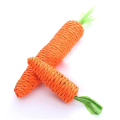 2 PCS Cat Toys Sound Carrot Cuddle-Cat Stick Since Fun Fun Cat Teething Stick Anti-Bite Cat Scratch Board As Shown Paper Rope. 