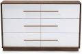 VTEC Home Modern Laura Chest Of Drawer with 6 drawers - Drawer Set - Console Cupboard - COD 600 - 55"x16"x36". 
