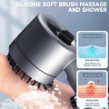 Ion Drops High Pressure Shower Head Filtered Showerhead with 60 Inch Hose Showerhead with Handheld for Hard Water,. 