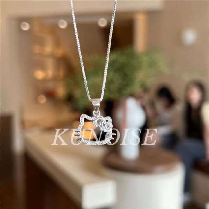 KUNOISE%20Birthday%20Kitty%20Girls%20Sweet%20and%20Cute%20Pendant%20Clavicle%20Necklace%20Send%20Girlfriend%20Gift%20-%20Image%203
