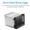 【France 】 Expansion Hard Cage Bracket for Computer Accessories with Space Detachable Hard Disk Tray Case. 