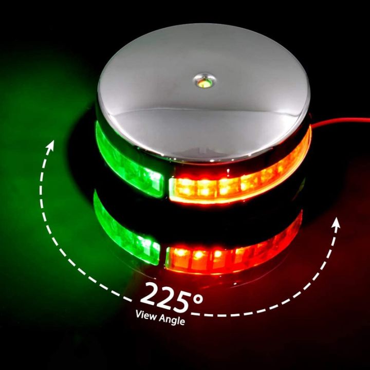 Boat%20Light%20Bi-Color%20Bow%20Light%20LED%20Navigation%20Lights%20Red%20&%20Green%20Stainless%20Steel%20for%20Marine%20Boat%20Pontoon%20Yacht%20-%20Image%204