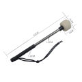 1Pcs Bass Drum Mallet Felt Head Percussion Mallets Timpani Sticks with Stainless Steel Handle. 