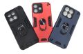 ZTE A35, A55 & ZTE A75 Hard Shockproof Armor Back Cover with Finger Ring Back. 