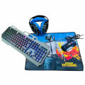 Jedel RGB 4 in 1 Combo pack ( RGB Keyboard / RGB Mouse / RGB Headset/ MousePad ) with 6 months warranty. 