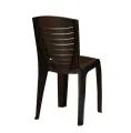 Nilkamal Opal Armless Chair - Rose Wood. 