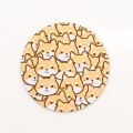 Lovely Cut Cartoon Silicone Mouse Pad Table Mat Circular Mouse Pad Creative Personality Mouse Pad. 