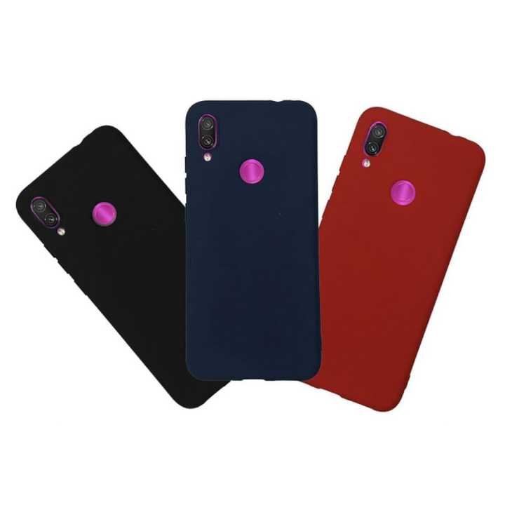 Ultra Slim Xiaomi Mi Soft Silicon Case For Redmi Note 7 Matte TPU Rubber Back Cover