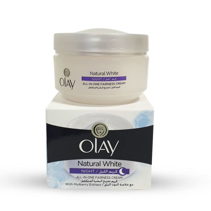 Olay Natural White All In One Fairness Night Cream 50g