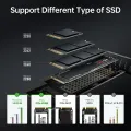 M.2 NVME SSD to PCI-E 4.0 3.0 GEN4 GEN3 Full SpeedAdapter, 64Gbps SSD PCIe 4.0 X4 Expansion Card for Desktop PC. 