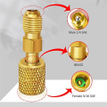R410A Adapter Kit R410A Swivel Adapters Brass for Mini Split System Air Conditioner HVAC. 