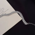 Fashion Full Rhinestone Choker Necklaces for Women Geometric Crystal Necklaces Weddings Jewelry Party Gifts. 