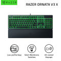 Razer Ornata V3X Chroma RGB Gaming Keyboard: Low-Profile Keys - Silent Membrane Switches - UV-Coated Keycaps - Spill Resistant. 