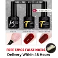 LILYCUTE 7ml 3 Pcs/Set Top Base Matte Coats Semi Permanent Soak Off UV LED For Manicure Enhanced Nail Art. 