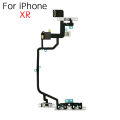 Volume Flex Replacement For iPhone X XR XS Max Volume Control Mute Button Switch Flex Cable With Metal Brackets. 