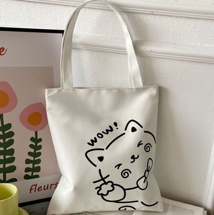 Cartoon%20Eco-Friendly%20Tote%20Bag%20Painted%20Tote%20Bag%20-%20Image%203