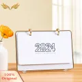 SuperRide Paper Printing Desk Calendar 2024 Year of the Dragon Desk Calendar Loose-leaf Planner for Southeast Asian Buyers Triangular Desk Calendar. 